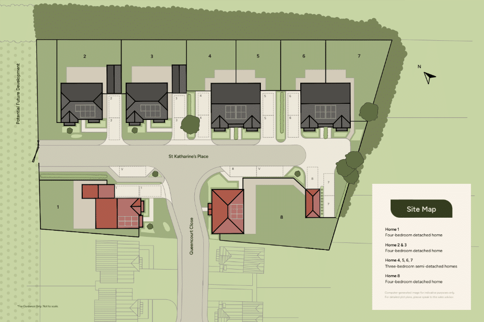 St Katherines Place site plan