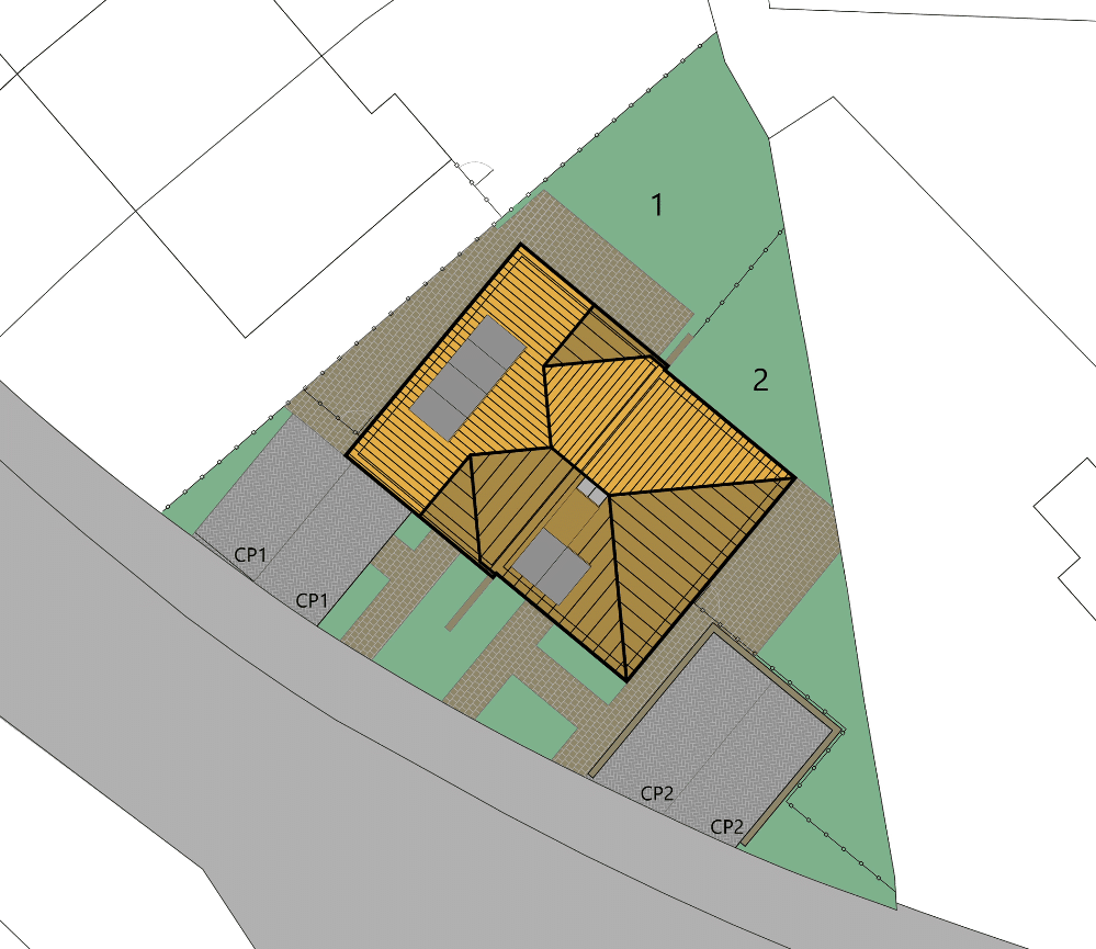 The Nightingales site plan